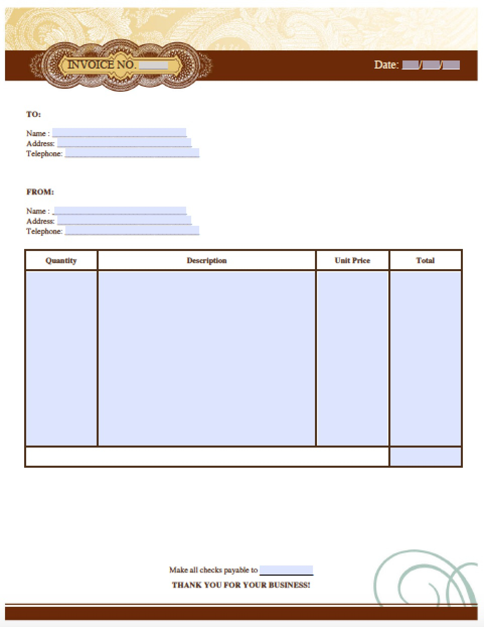 Free Artist Invoice Template | Excel | Pdf | Word (.doc) With Artist Invoice Samples