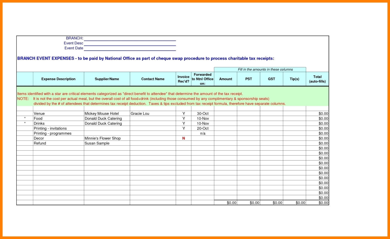 Free Catering Service Invoice Template | Excel | Pdf | Word (.doc To Catering Service Invoice