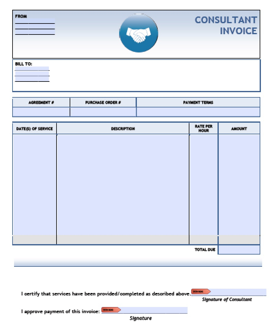 Consulting Invoice —