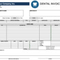 Free Dental Invoice Template | Excel | Pdf | Word (.doc) Inside Invoice Template Excel Free Download
