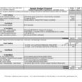 Free Download 11 Grant Proposal Budget Template | Download Template For Budget Template Sample
