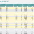 Free Excel Inventory Spreadsheet Template And Inventory Sheet Template Excel