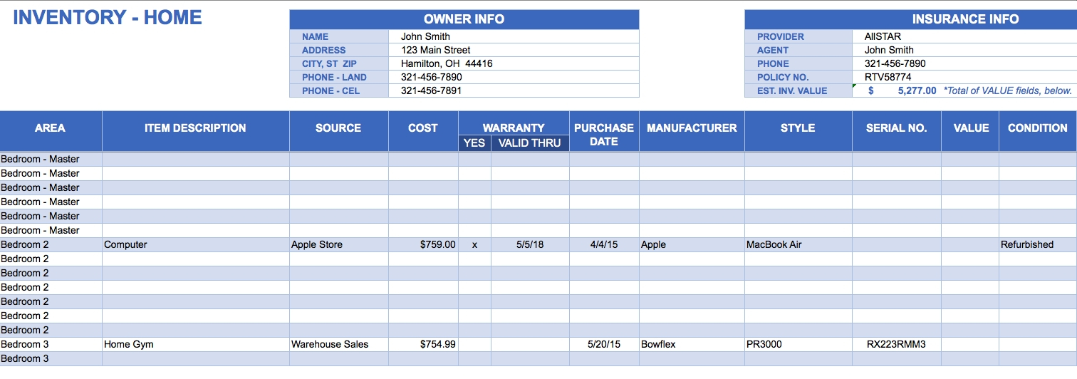 Free Excel Inventory Templates Within Inventory Tracking Form To Inventory Tracking Form