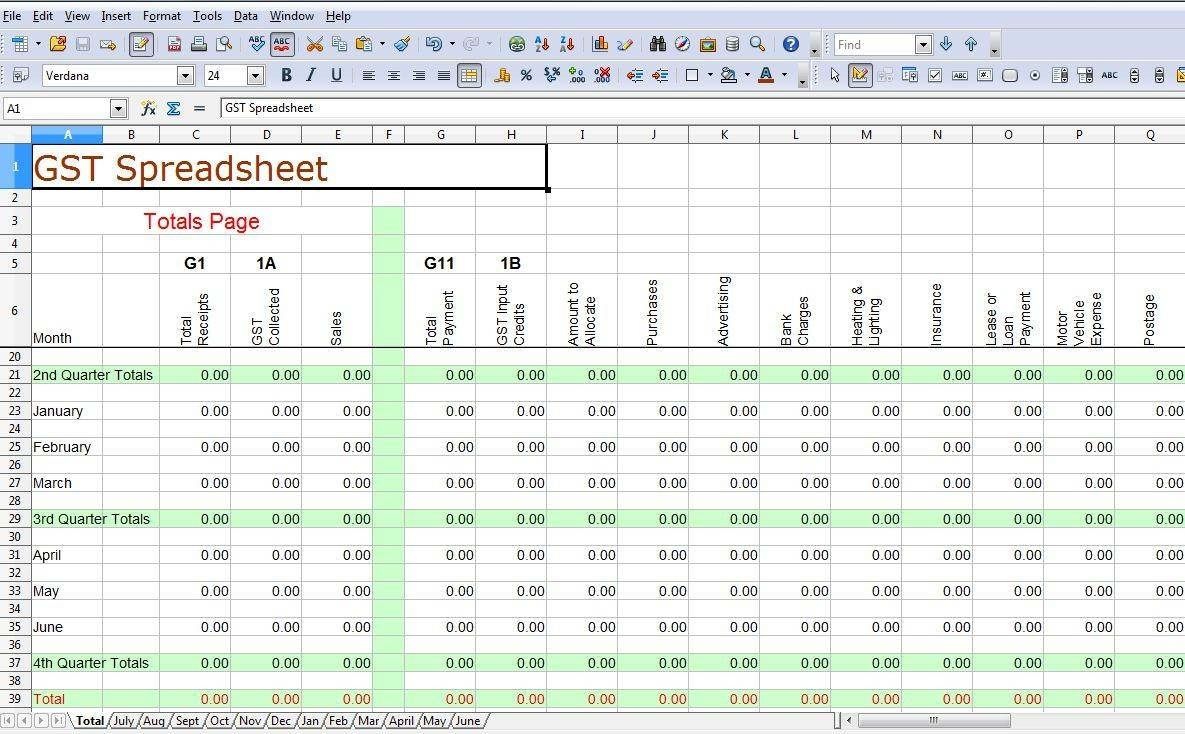 Free Excel Spreadsheet For Small Business Excel Small Business In with ...