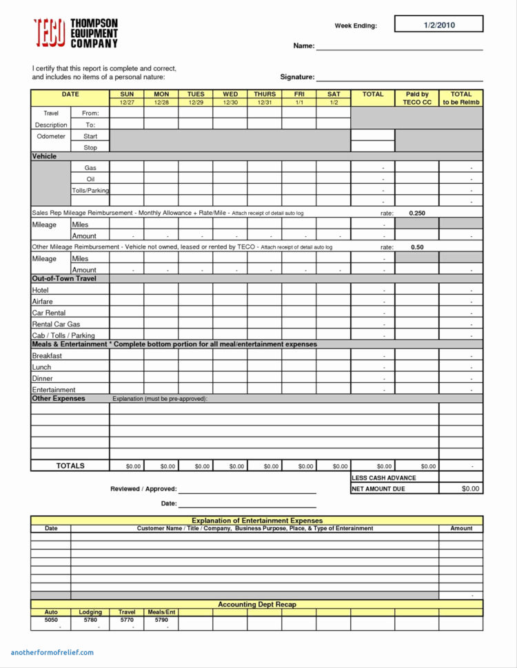 Free Expense Report Template For Small Business Unique Small Inside Credit Card Expense Report Template