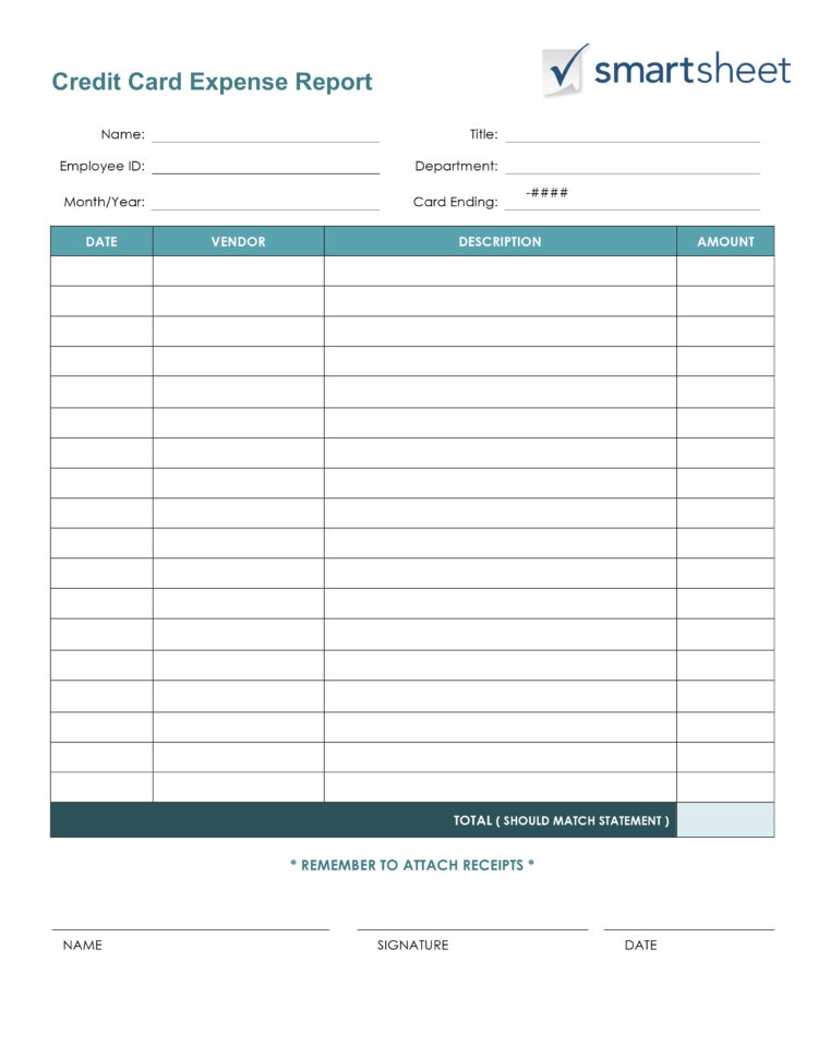 free business expense tracker template