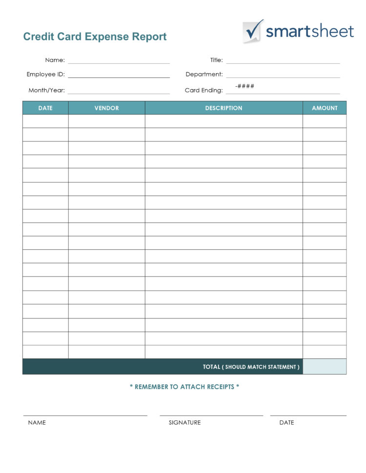 Free Expense Report Templates Smartsheet To Profit And Expense Spreadsheet — Db 1607