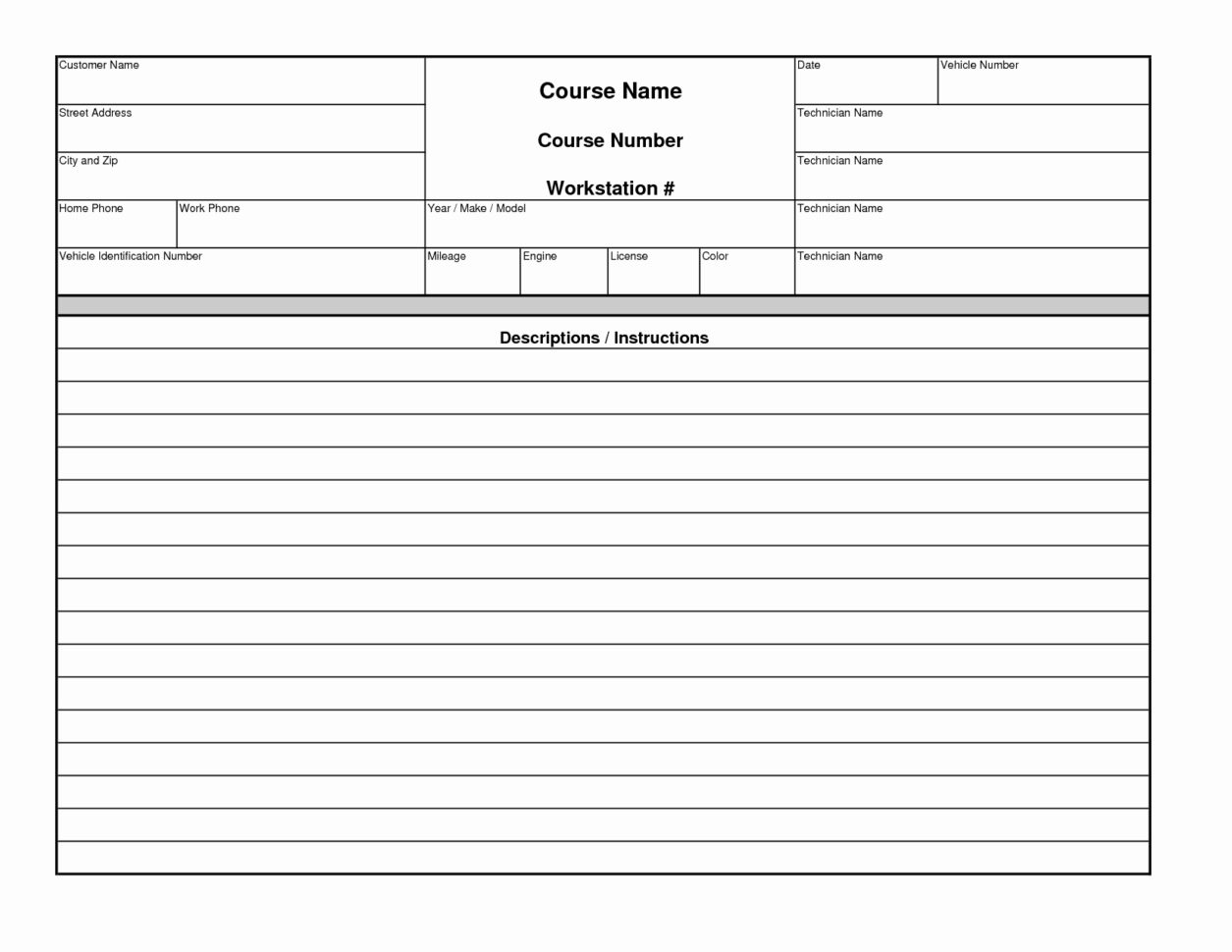 Free Hvac Invoice Template And Tv Repair Invoice Template Awesome With Hvac Invoice Template