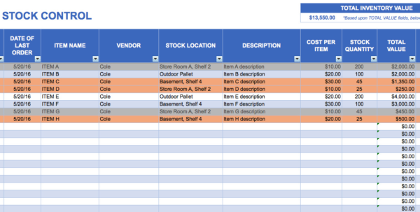 Free Inventory Management Excel Spreadsheet | Spreadsheet Collections and Free Inventory Management Spreadsheet