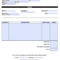 Free Personal Invoice Template | Excel | Pdf | Word (.doc) Throughout Invoice Templates For Microsoft Word