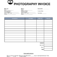 Free Photography Invoice Template   Word | Pdf | Eforms – Free To Photography Invoice Template
