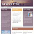 Free Printable Newsletter Templates & Email Newsletter Examples In Company Templates