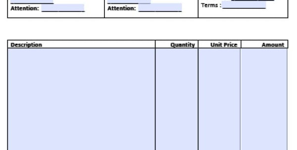 Free Professional Services Invoice Template | Excel | Pdf | Word (.doc) throughout Professional Invoice Template