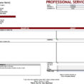 Free Professional Services Invoice Template | Excel | Pdf | Word (.doc) Within Microsoft Excel Invoice Template