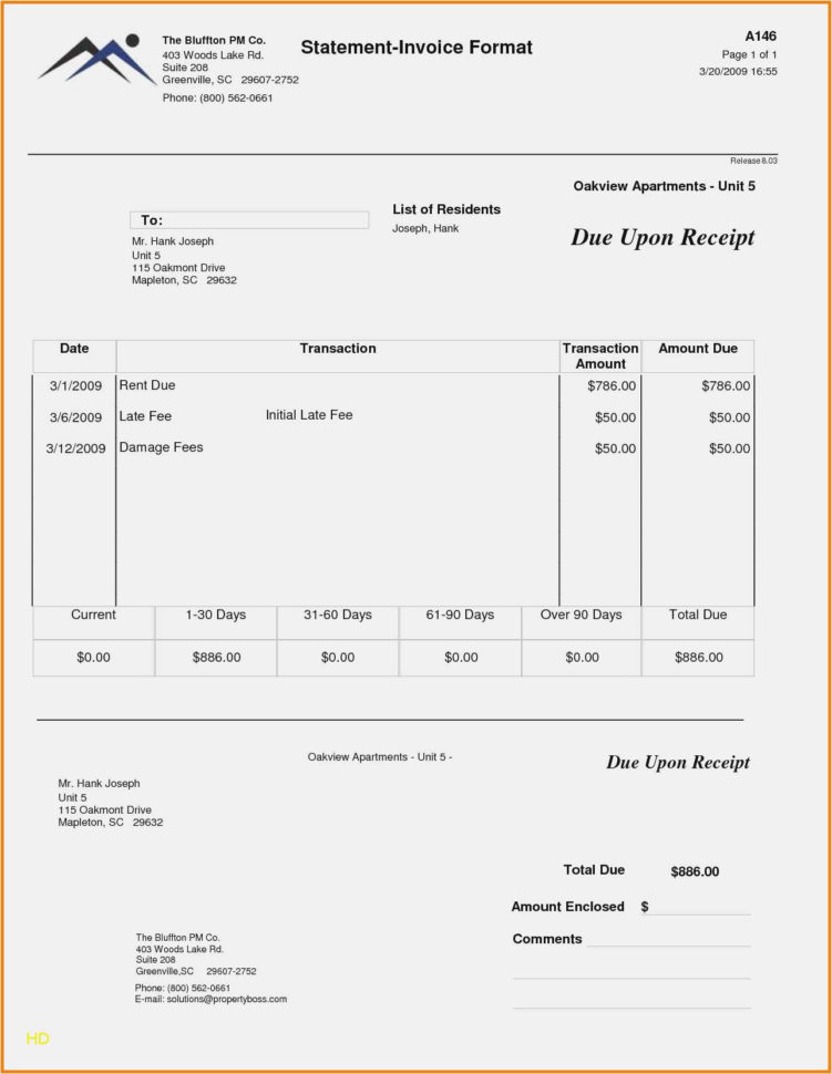 Free Rent Receipt Template Word Examples 14 Elegant Rental Invoice Within Rental Invoice Template