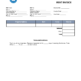 Free Rental (Monthly Rent) Invoice Template   Word | Pdf | Eforms To Monthly Invoice Template