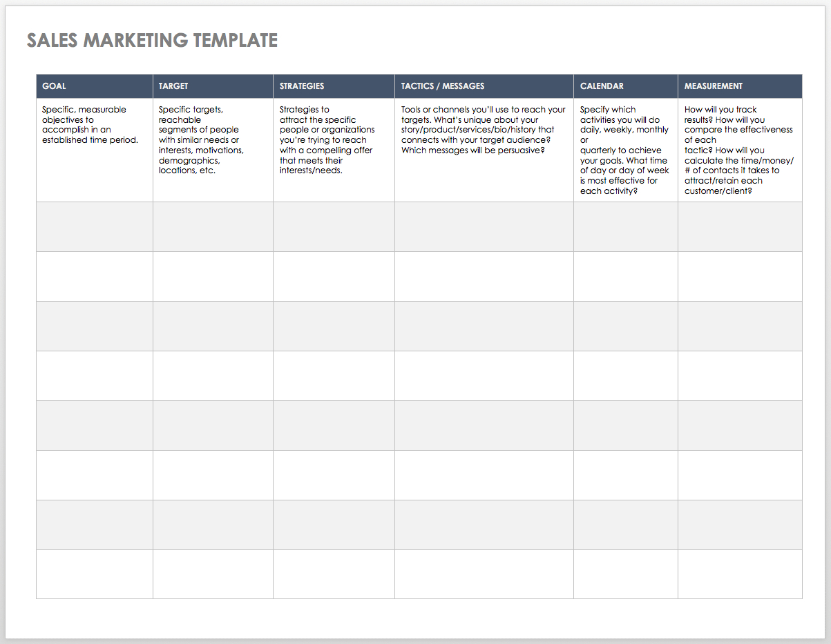 Free Sales Pipeline Templates | Smartsheet for Sales Forecast Template For New Business