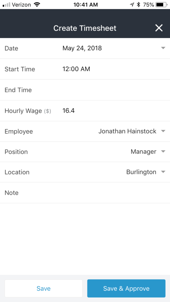 Free Timesheet App   Zoomshift Throughout Timesheet Clock