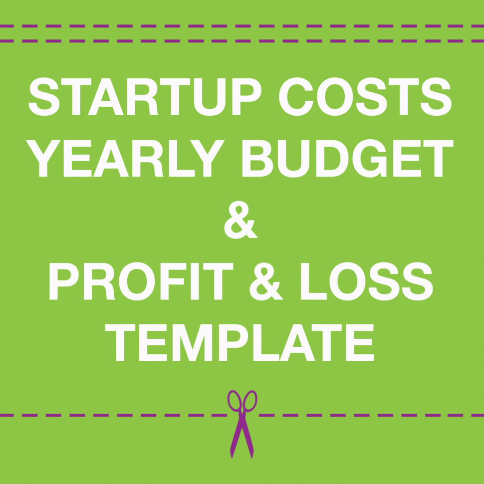 Garment Manufacturing Start Up Budget, Yearly Budget & Profit & Loss Intended For Business Start Up Budget Template Garment Manufacturing Start Up Budget, Yearly Budget & Profit & Loss Intended For Business Start Up Budget Template