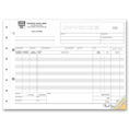 Horizontal Shipping Invoice Forms | Free Shipping With Shipping Invoice Template