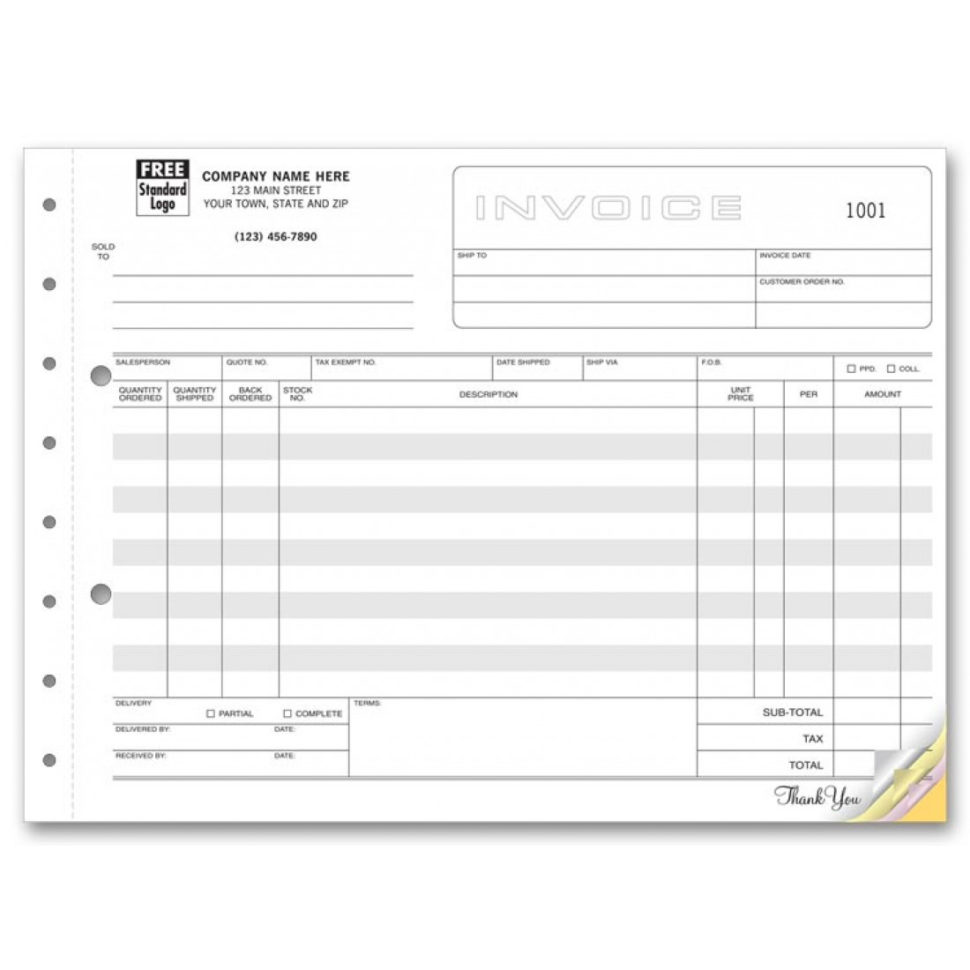 Horizontal Shipping Invoice Forms | Free Shipping With Shipping Invoice Template