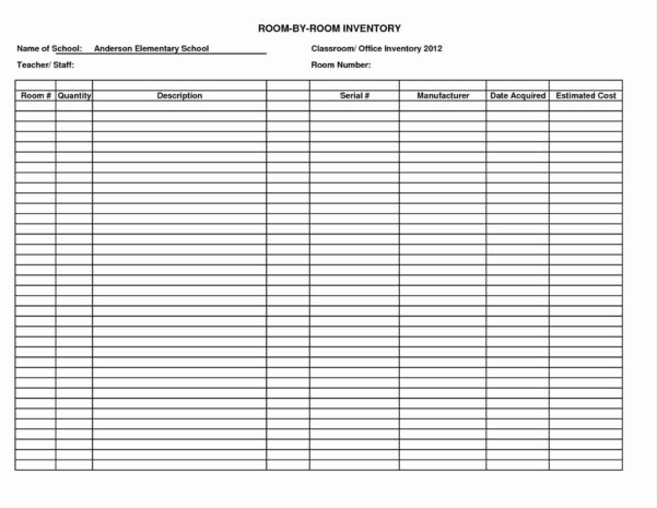 Hotel Linen Inventory Spreadsheet — db-excel.com