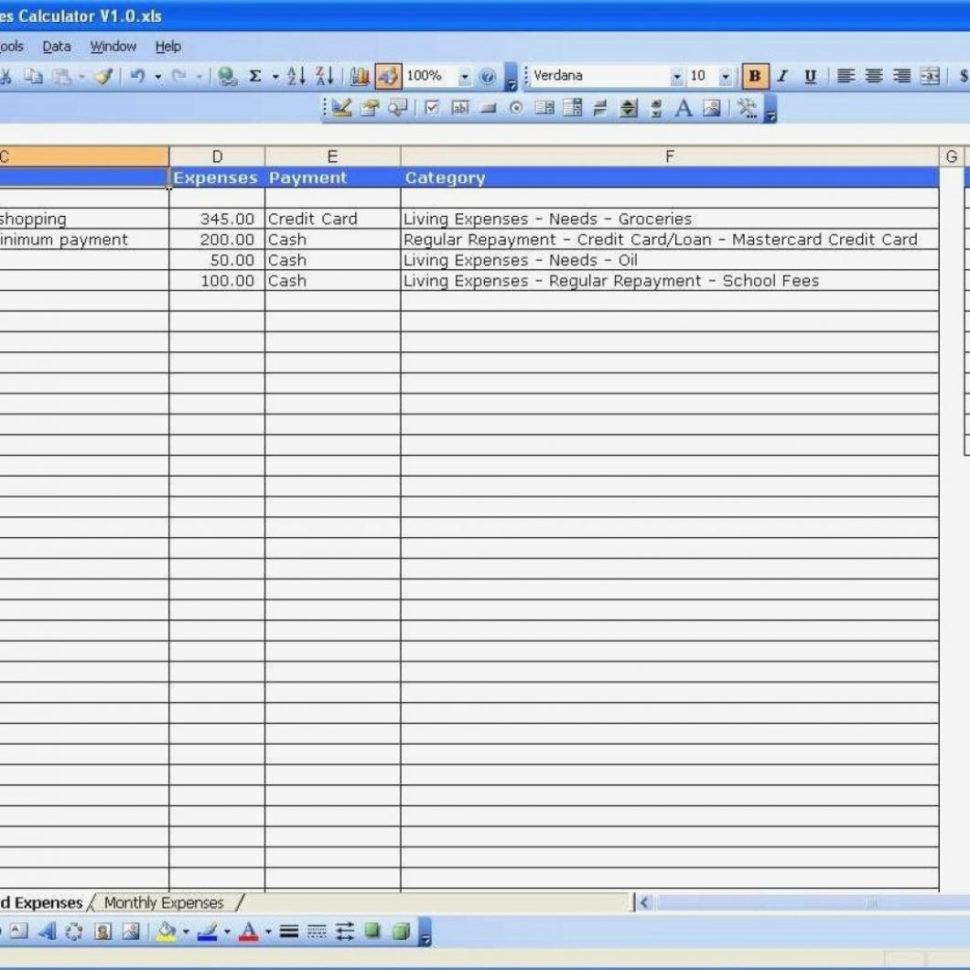 Household Expenses Excel Template Templates With Regard Income To Income Tracking Spreadsheet