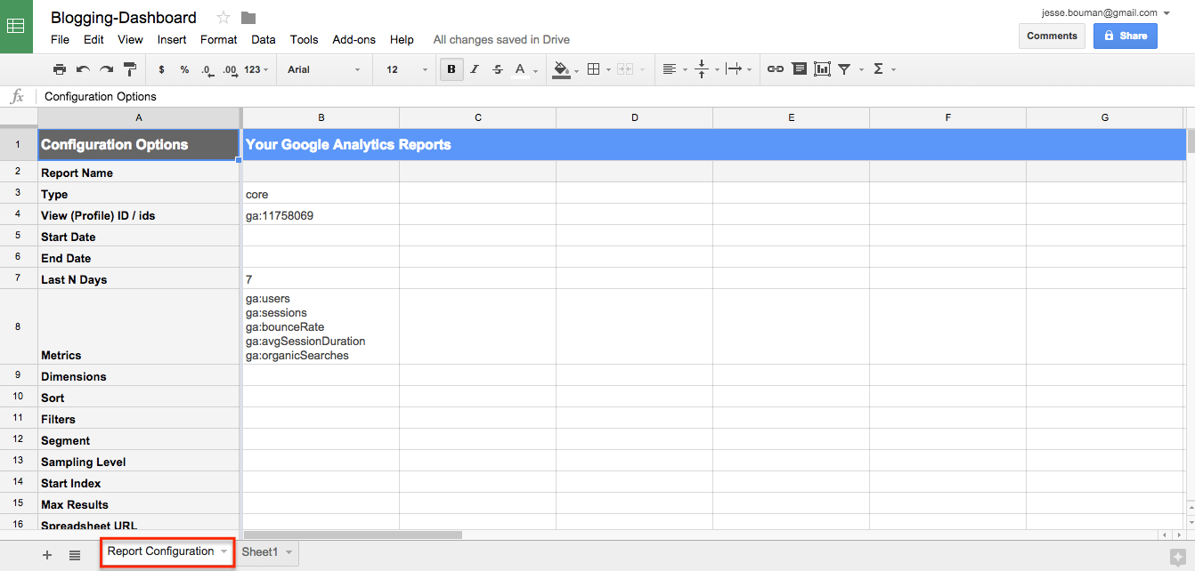 How To Create A Custom Business Analytics Dashboard With Google and Spreadsheet Dashboard