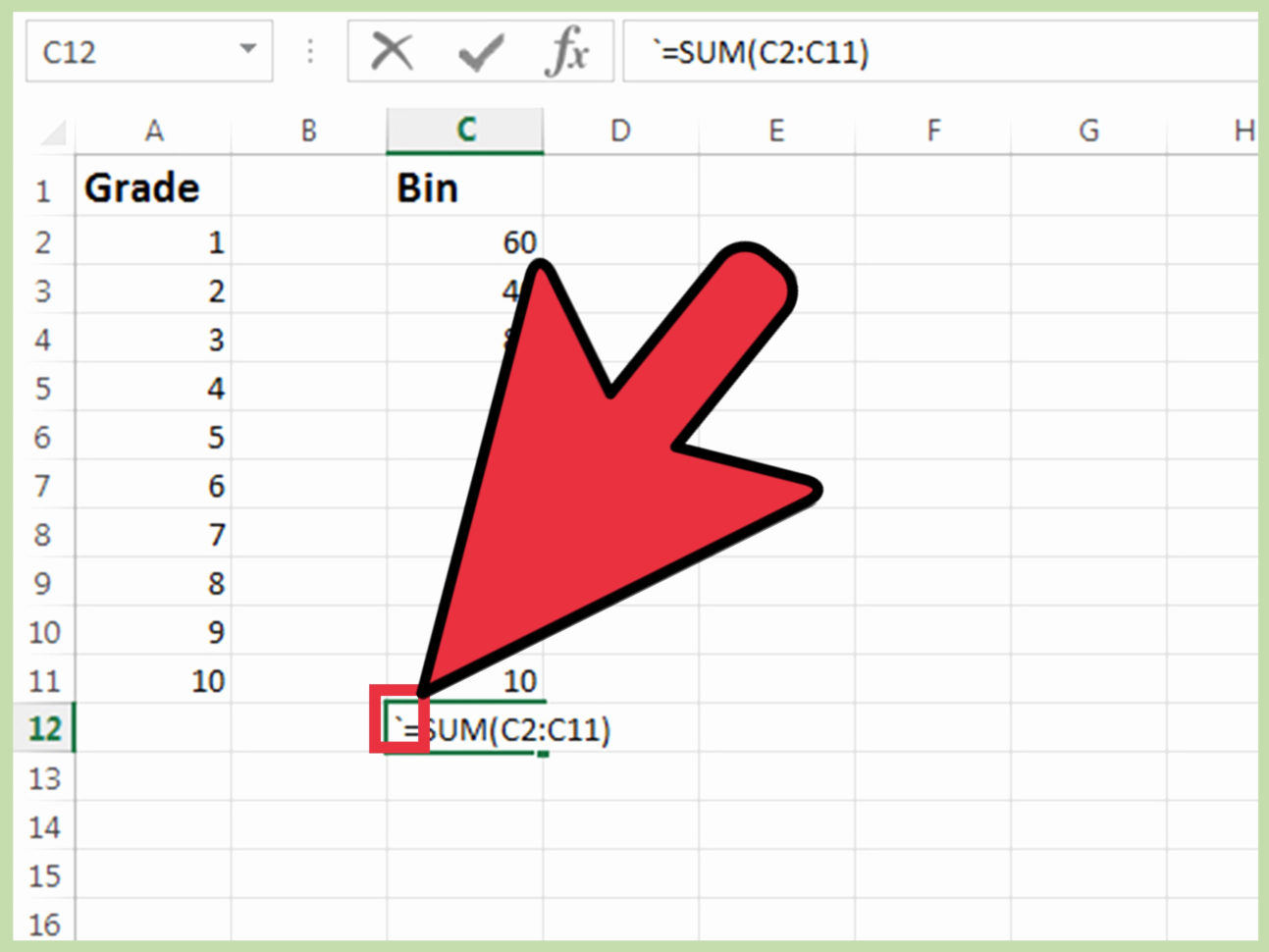 how do you create an excel spreadsheet