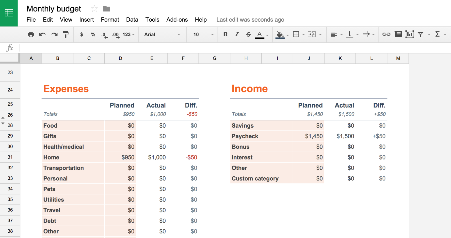 How To Use Google Spreadsheet As A Database In The Cloud | Papillon Within Spreadsheet Cloud