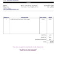 Hvac Invoice Template | Templaterecords Intended For Hvac Invoice Template