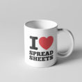 I Love Spreadsheets Mug Elegant I Love Spreadsheets Mug – Monkey Duo To I Love Spreadsheets Mug