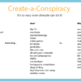 I Made A Spreadsheet That Lets You Create Your Own Conspiracy Theory With Create Your Own Spreadsheet