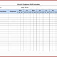 In A Spreadsheet Program New Spreadsheet Free Employee Shift With Employee Schedule Spreadsheet