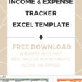 Income And Expense Tracker Excel Template   Free Download   Lily Liseno With Income Tracking Spreadsheet