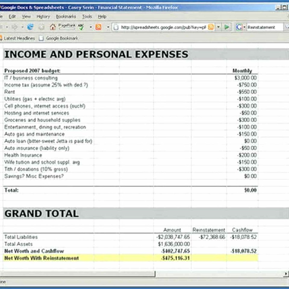Income Statement Template Xls Smallusiness And Expenses Spreadsheet with Income And Expenses Spreadsheet Template For Small Business