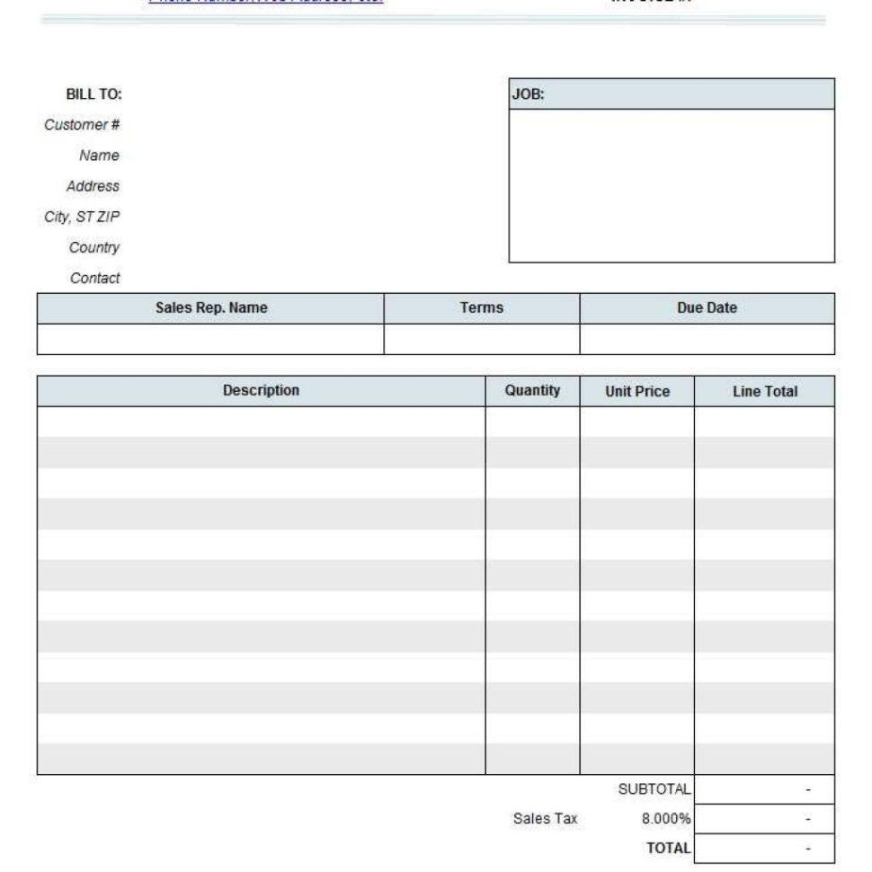 Independent Contractor Invoice Template Sample Contractor Invoice And Independent Contractor Invoice Sample