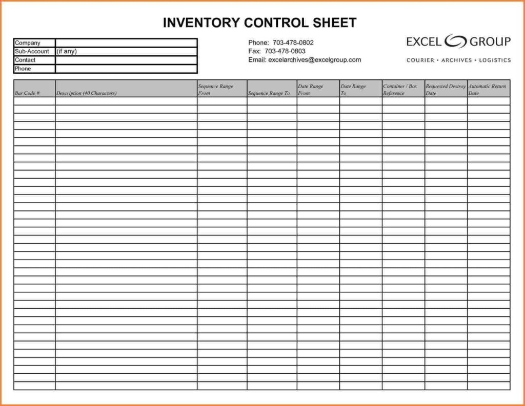 Inventory Forms Templates Free Eliolera Together With Inventory with Inventory Control Form Template