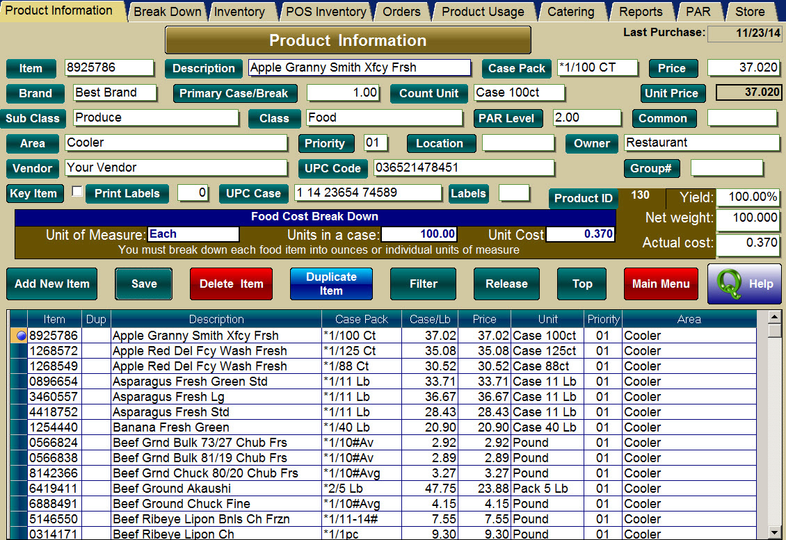 microsoft excel inventory and invoicing system