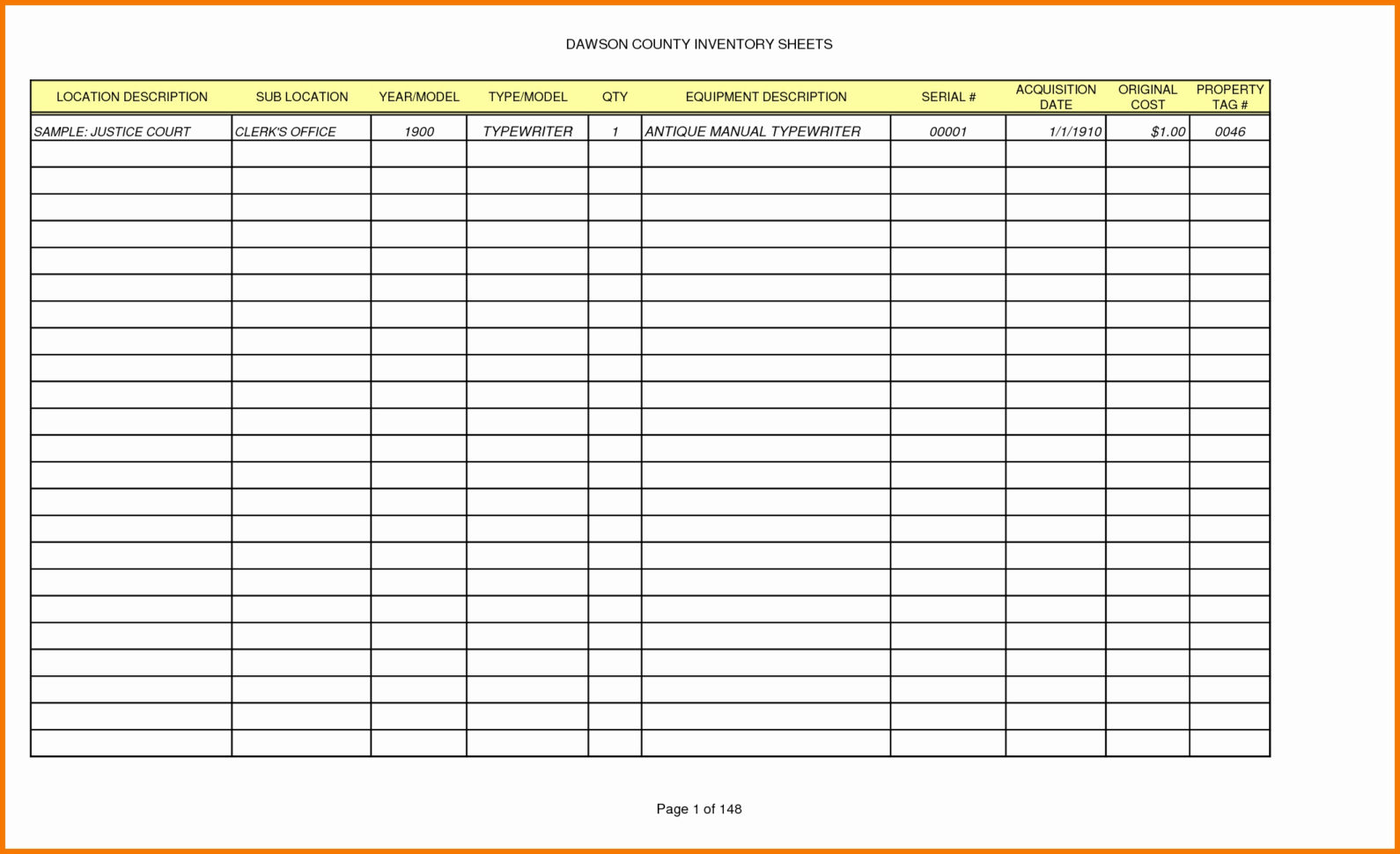 Excel Templates For Retail Business