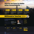 Investment Company Responsive Website Template #47483 Intended For Company Templates