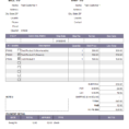 Invoice Sample With Partial Payment And Payment History with Payment Invoice Template