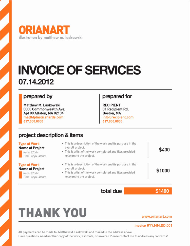 Invoice Template Graphic Design Fresh Graphic Designer Invoice Throughout Artist Invoice Samples