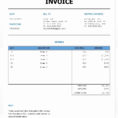 Invoice Template Word Doc Invoice Template Doc Invoice Sample Template Inside Invoice Template Word Doc