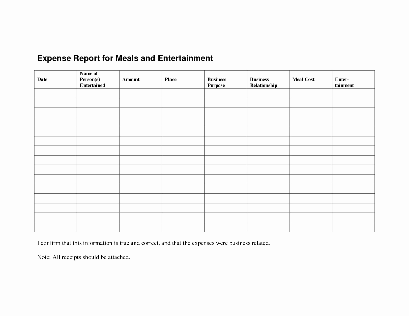 Itemized Expenses Template Fresh Expense Reimbursement Form Easy And 0A0