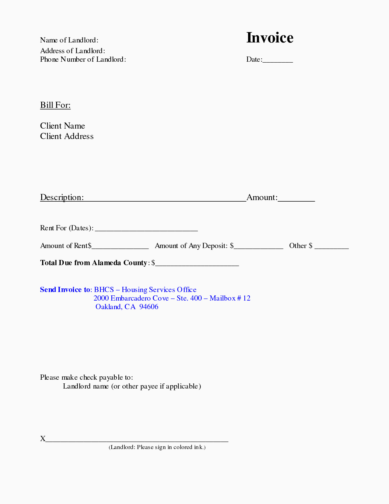 monthly-rent-invoice-template
