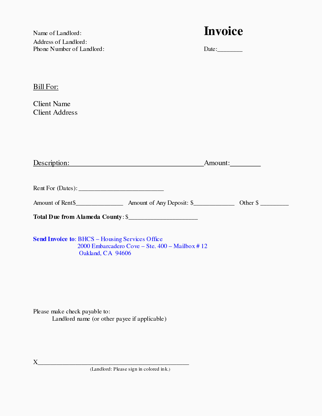 Rent Receipt Template Ontario Excel