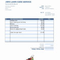 Landscaping Invoice Pdf Beautiful Lawn Care Invoice Template Sample Intended For Landscaping Invoice Template