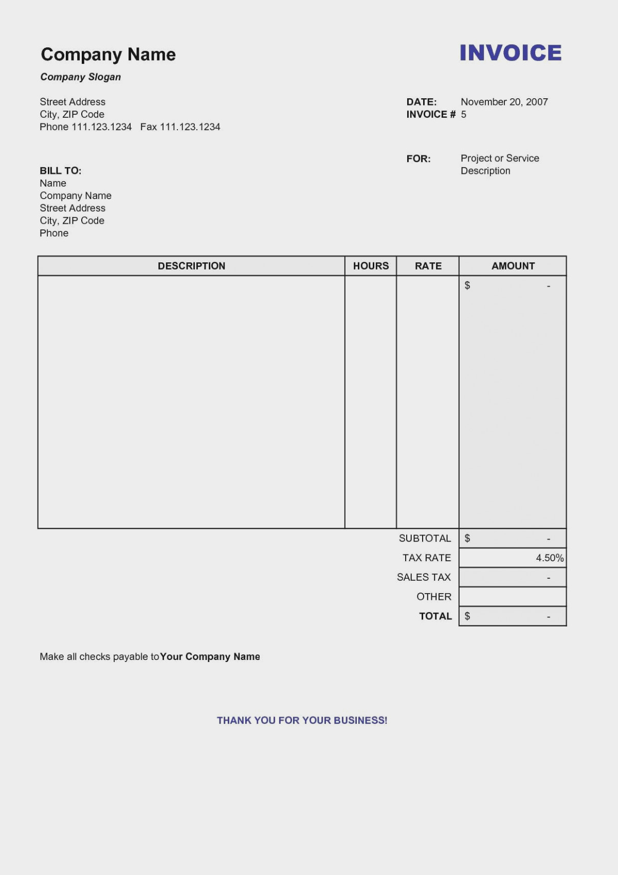 Lawn Care Invoice Template Free Car Wash Receipt Forms