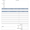 Lawn Care Invoice Template To Landscaping Invoice Template